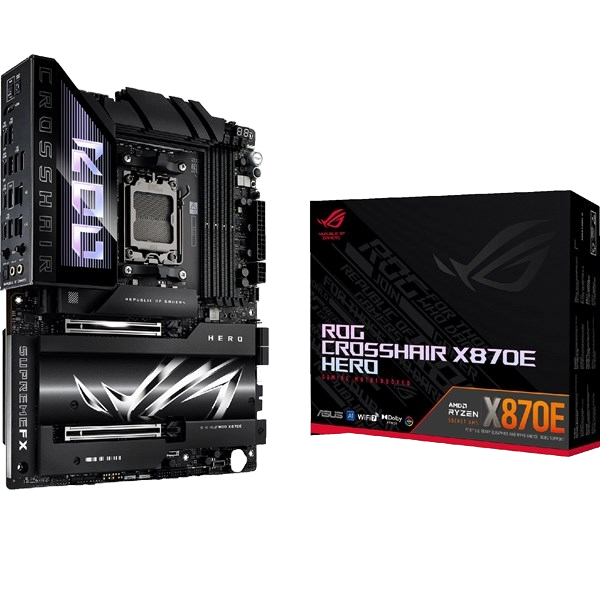 ASUS ROG Crosshair X870E Hero ATX Motherboard for AMD AM5 CPUs
